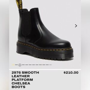Dr. Martens Smooth Black Ankle Boots